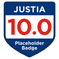 Justia 10.0 Placeholder Badge